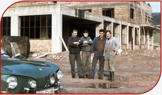 1965 Rohbau des zweiten Betriebes in Bad Herrenalb