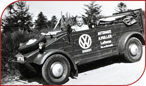 1956 – Unterwegs im Kübelwagen