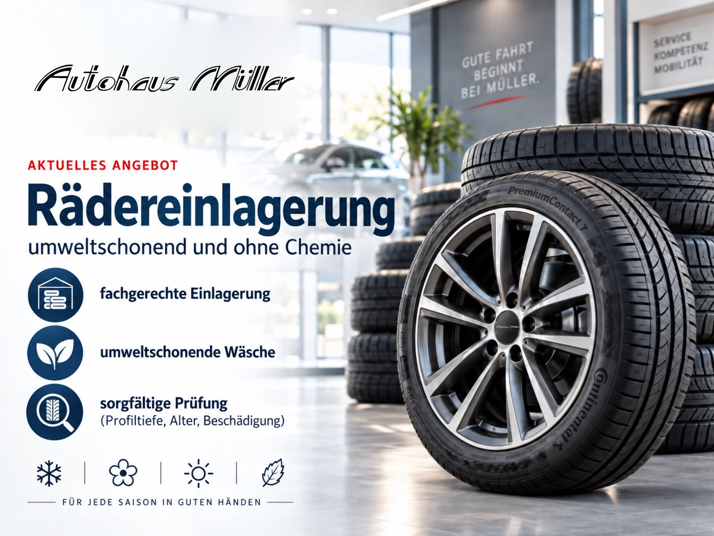 Rädereinlagerung